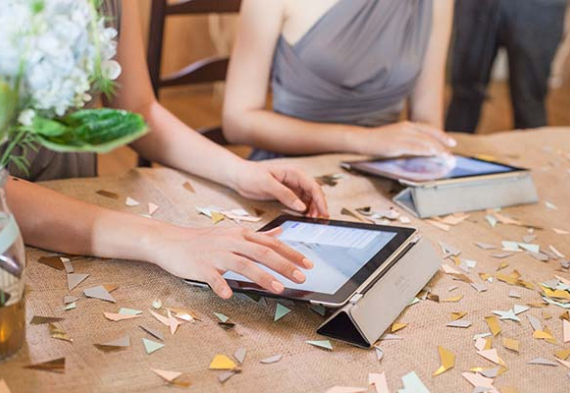 Свадебный Ipad пожелания 